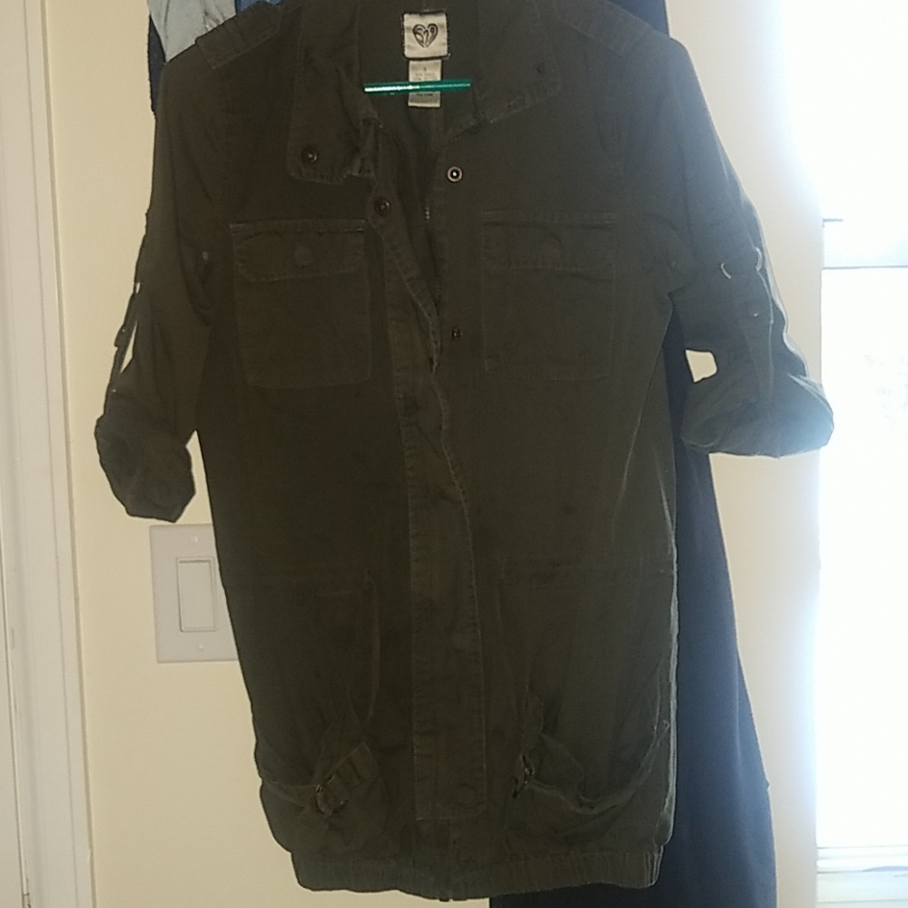 Green lightweight jacket!